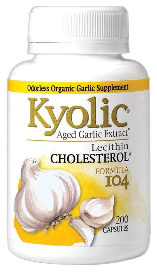 Formula 104 Aged Garlic Extract Cholesterol 200 Capsules