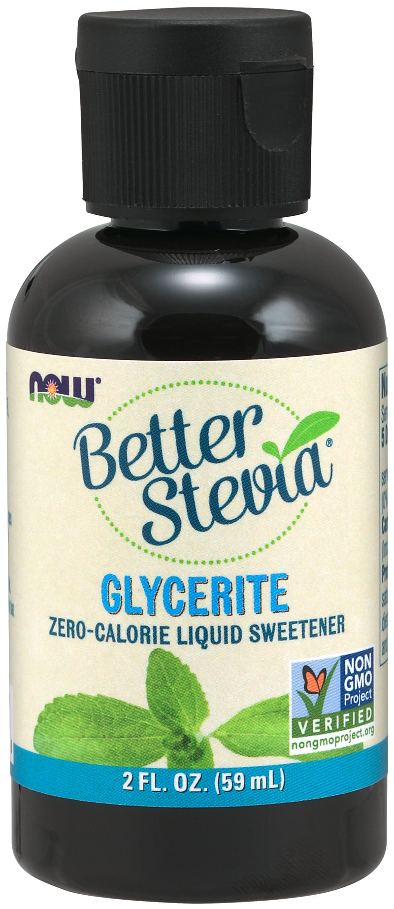NOW Foods, Better Stevia Glycerite Liquid Sweetener 2 fl oz (60