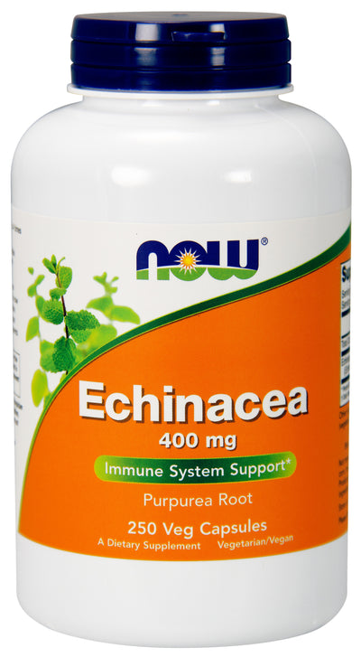 Echinacea Purpurea Root 400 mg 250 Veg Capsules | By Now Foods - Best Price