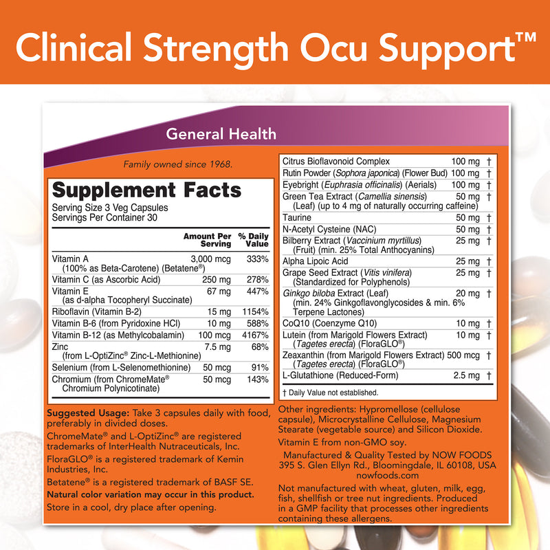 Clinical Strength Ocu Support 90 Veg Capsules