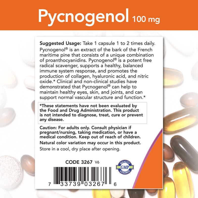 Pycnogenol 100 mg 60 Veg Capsules
