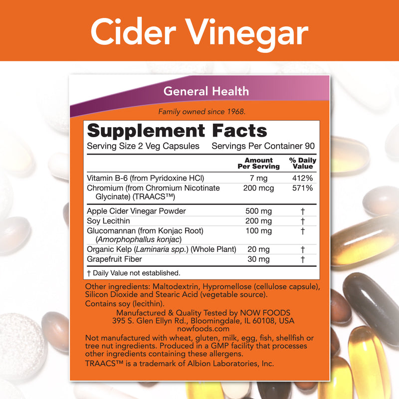 Cider Vinegar Diet Formula 180 Capsules