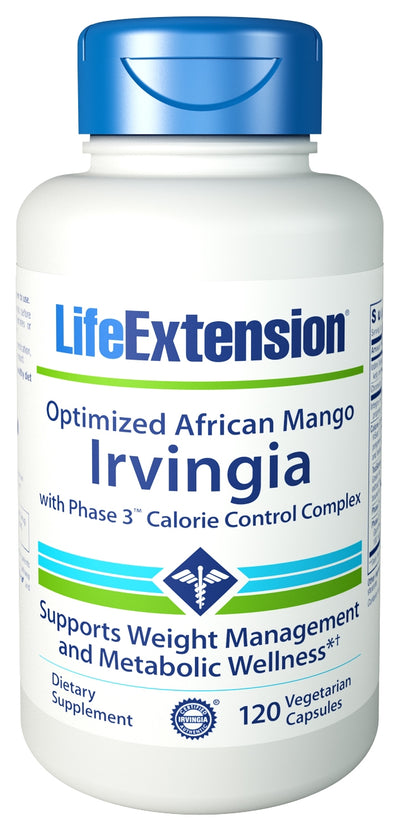 Optimized African Mango Irvingia 120 Vegetarian Capsules