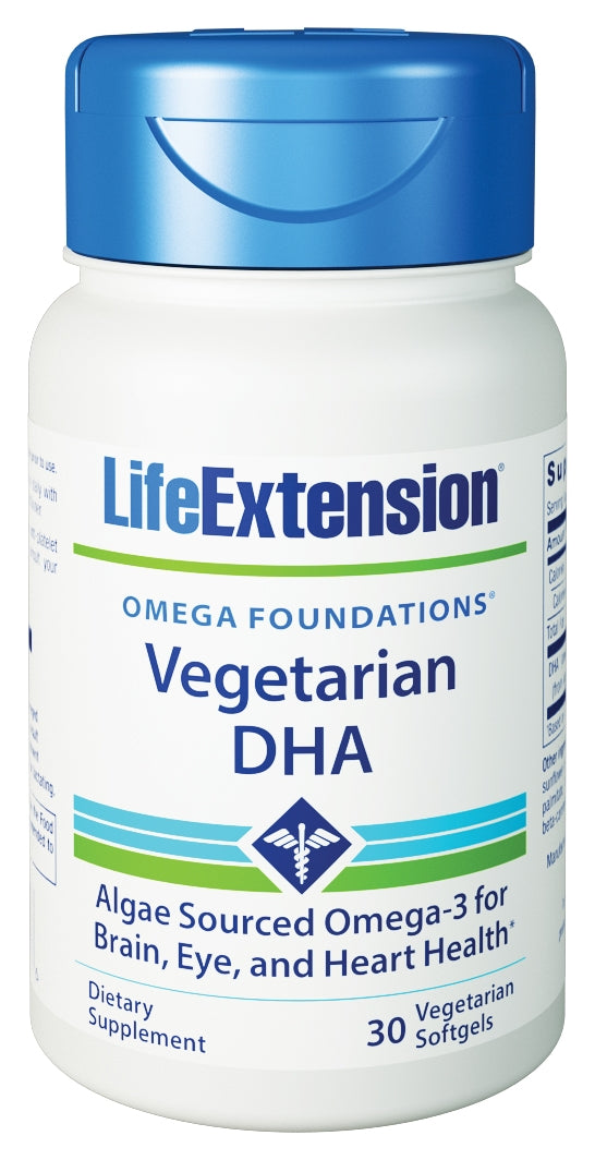 Vegetarian Sourced DHA 30 Vegetarian Softgels