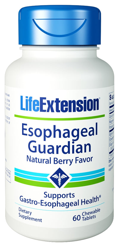 Esophageal Guardian Natural Berry Flavor 60 Chewable Tablets