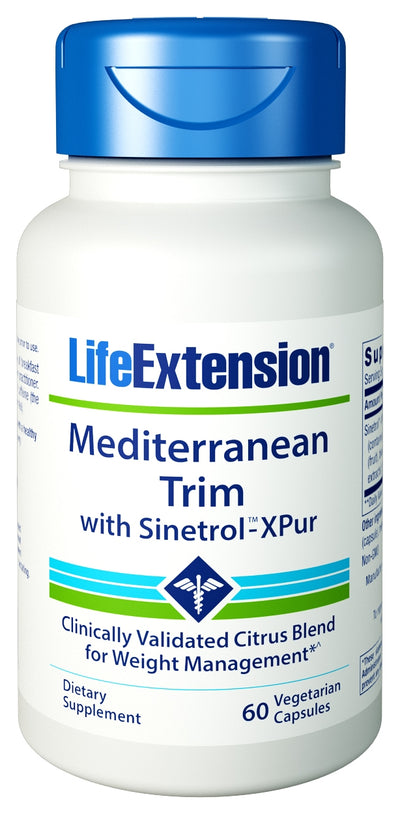 Mediterranean Trim with Sinetrol-Xpur 60 Vegetarian Capsules