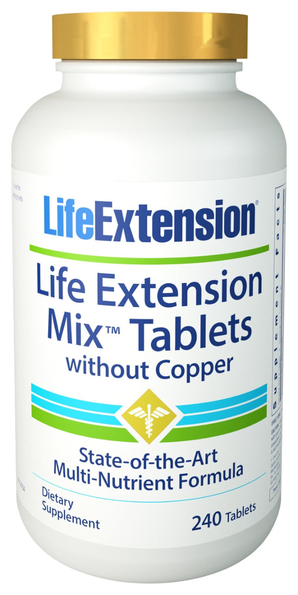 Life Extension Mix Tablets without Copper 240 Tablets