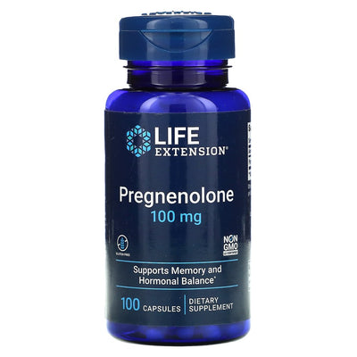 Pregnenolone 100 mg 100 Capsules by Life Extension best price