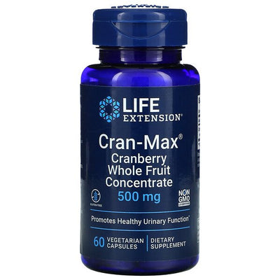 Cran-max Cranberry Extract 500 mg 60 Vegetarian Capsules by Life Extension best price