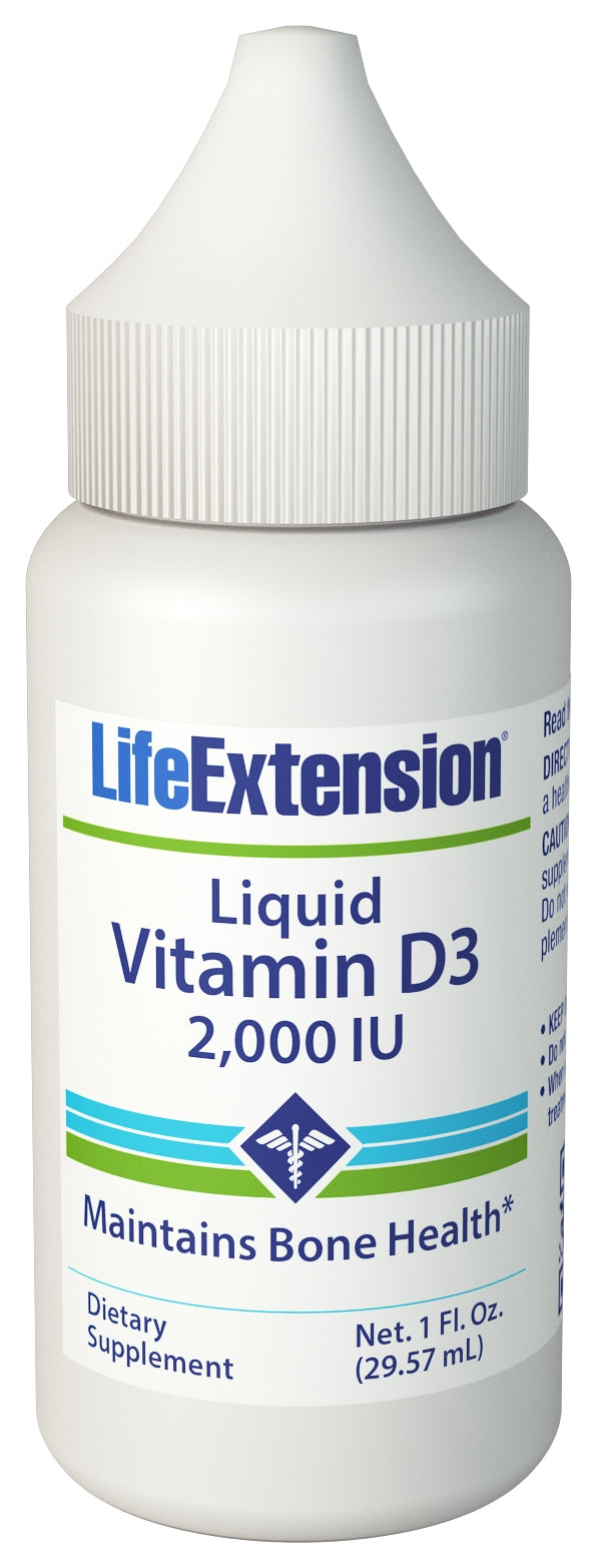 Liquid Emulsion Vitamin D3 2,000 IU 1 fl oz