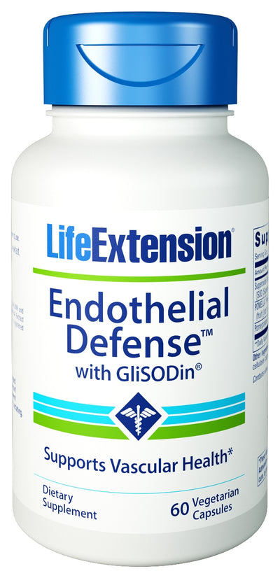 Endothelial Defense with GliSODin 60 Vegetarian Capsules