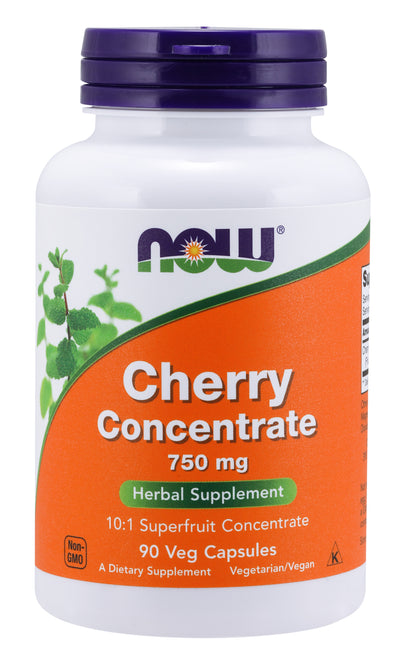 Black Cherry 750 mg 90 Veg Capsules | By Now Foods - Best Price