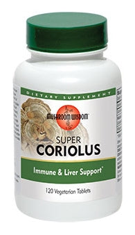 Super Coriolus 120 Vegetable Tablets