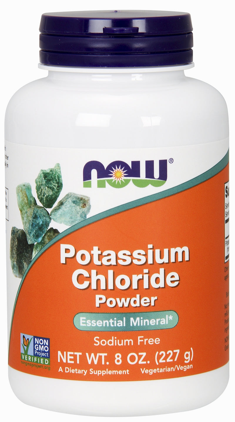 Potassium Chloride Powder 8 oz (227 g) | By Now Foods - Best Price