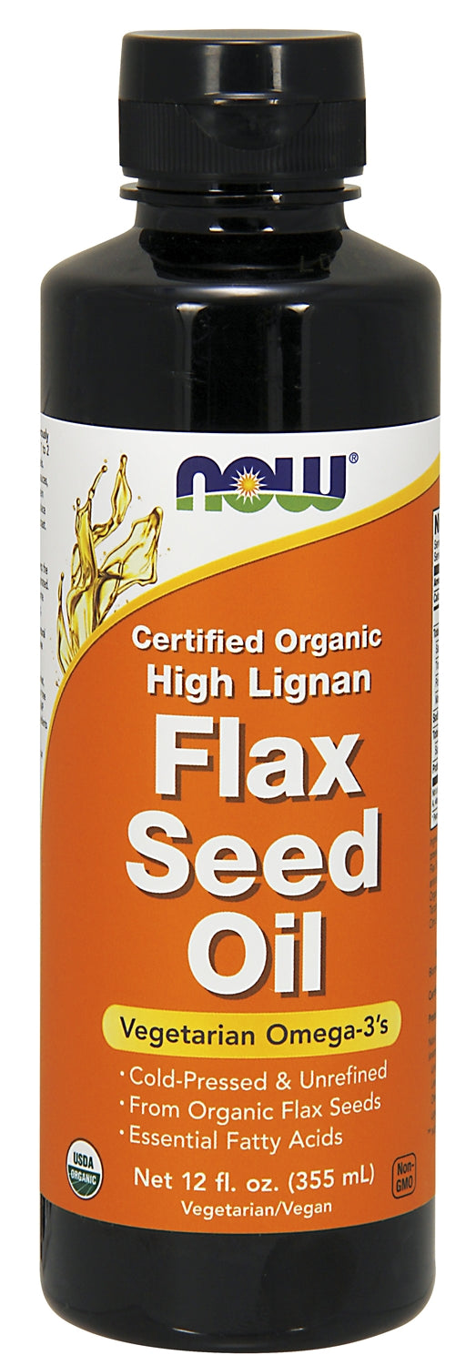 High Lignan Flax Seed Oil 12 fl oz (355 ml)