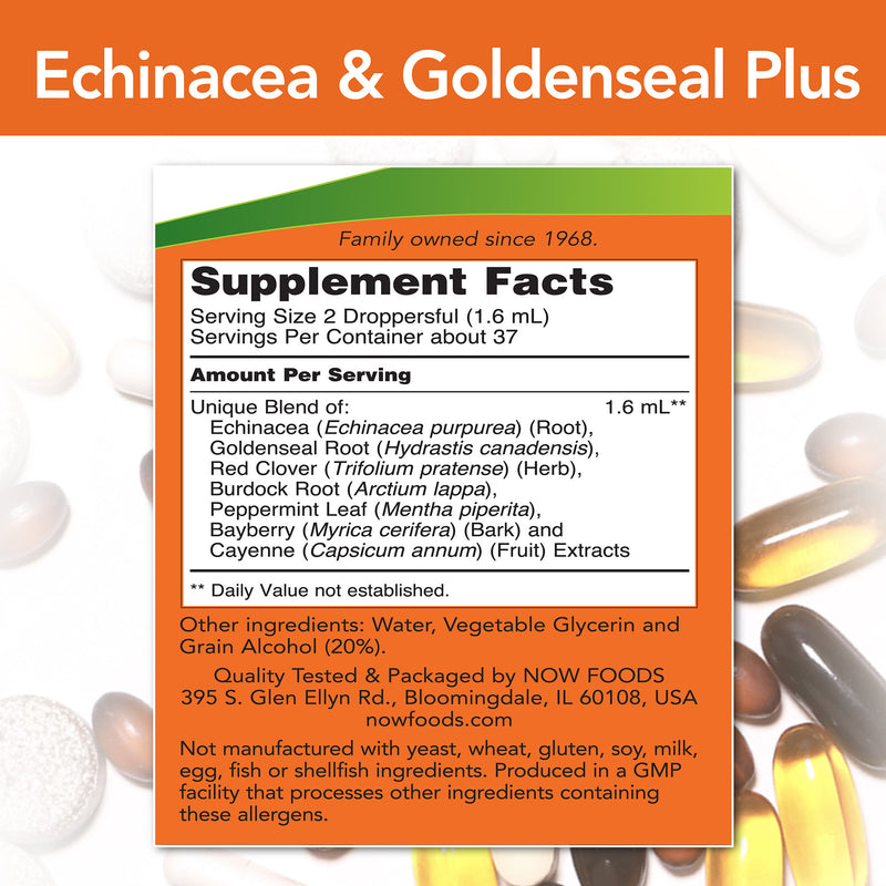 Echinacea & Goldenseal Plus 2 fl oz (60 ml)