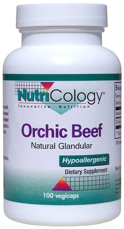 Orchic Beef Natural Glandular 100 Vegicaps