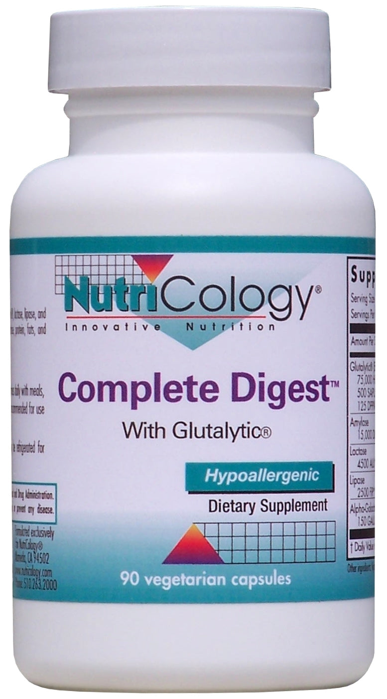 Complete Digest with Glutalytic 90 Vegetarian Capsules