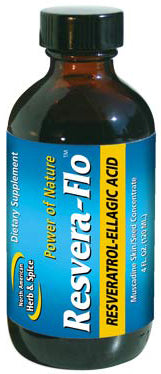 Resvera-Flo Resveratrol-Ellagic Acid 4 fl oz (120 ml)