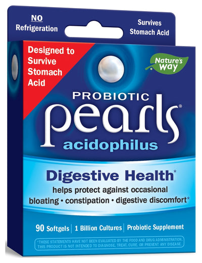 Probiotic Pearls Acidophilus 90 Once Daily Softgels