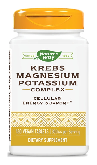 Krebs Magnesium Potassium Complex 120 Vegan Tablets