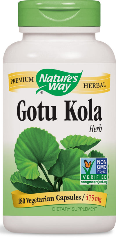 Gotu Kola Herb 475 mg 180 Vegetarian Capsules