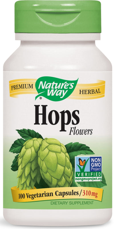 Hops Flowers 310 mg 100 Vegetarian Capsules