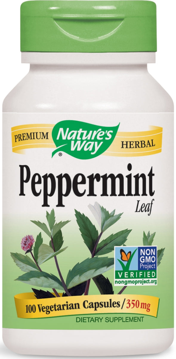 Peppermint Leaf 350 mg 100 Vegetarian Capsules
