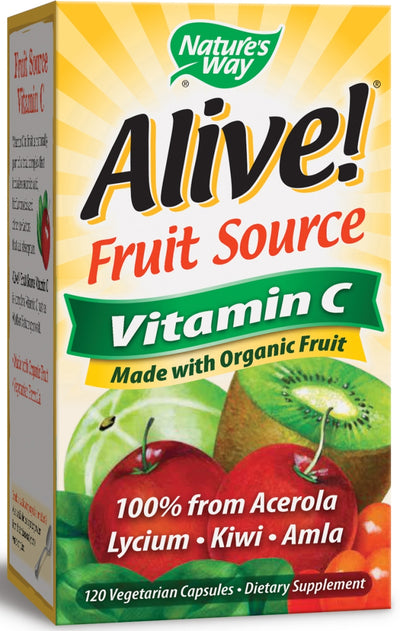 Alive! Vitamin C 120 Vegetarian Capsules