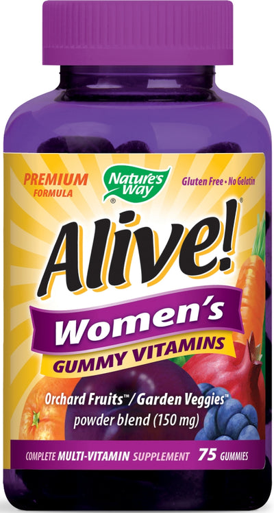 Alive! Women's Gummy Vitamins 75 Gummies