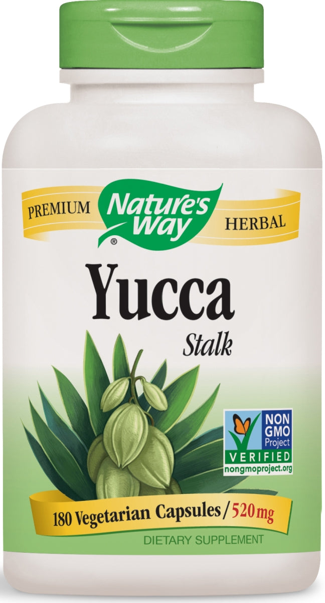 Yucca Stalk 520 mg 180 Vegetarian Capsules