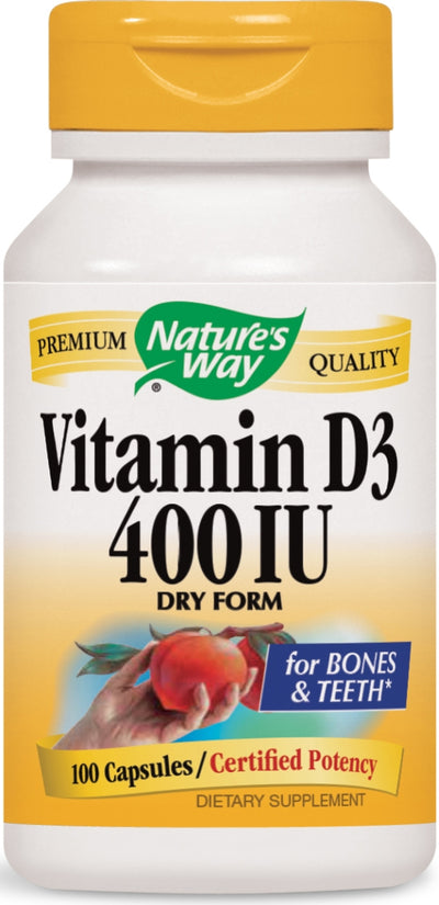 Vitamin D3 400 IU 100 Capsules
