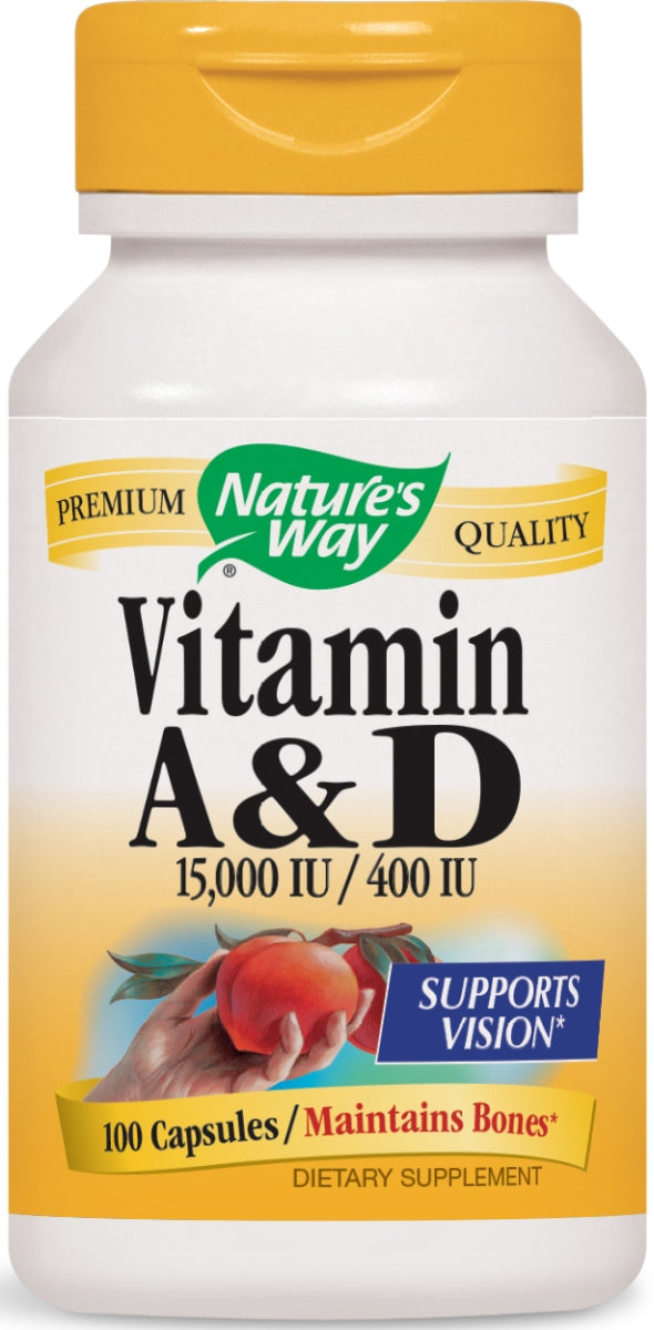 Vitamin A & D Dry 15,000 IU / 400 IU 100 Capsules