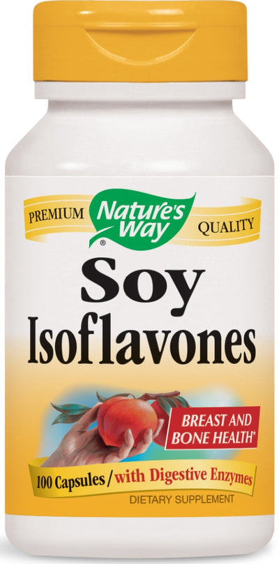 Soy Isoflavones with Digestive Enzymes 100 Capsules