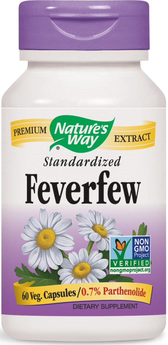 Feverfew Standardized 60 Veg Capsules
