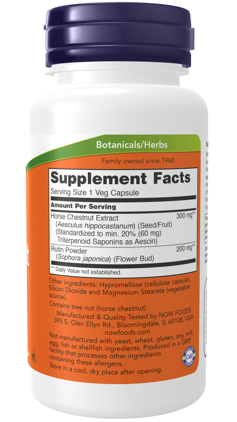 Horse Chestnut Standardized Extract 300 mg 90 Veg Capsules