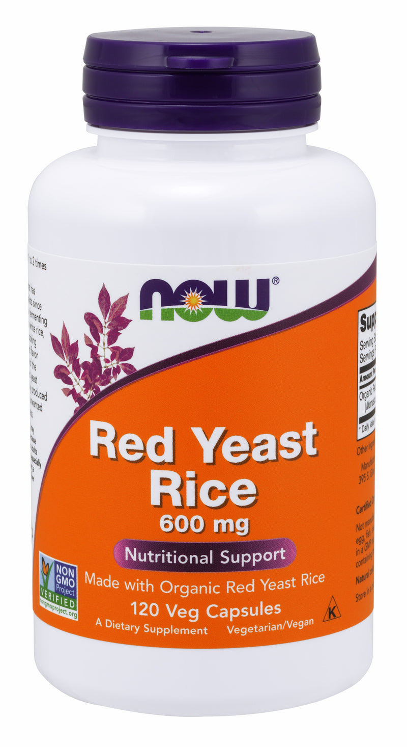 Red Yeast Rice 600 mg 120 Veg Capsules