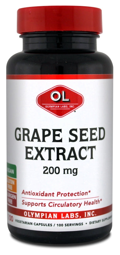 Grape Seed Extract 200 mg 100 Vegetarian Capsules