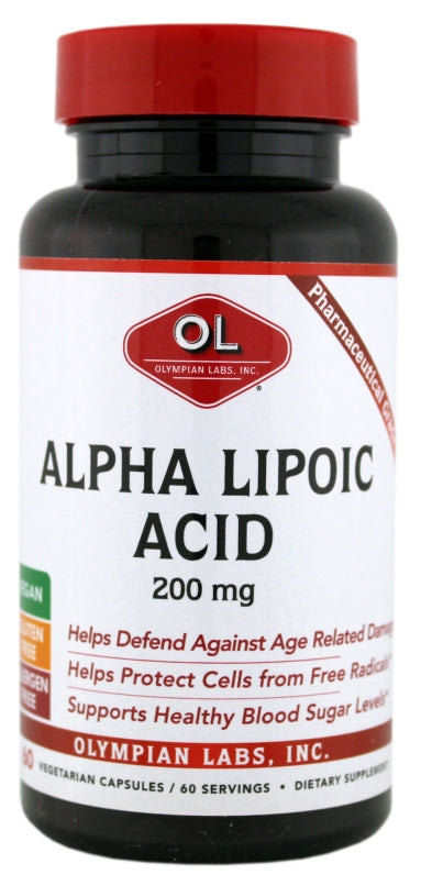Alpha Lipoic Acid 200 mg 60 Vegetarian Capsules