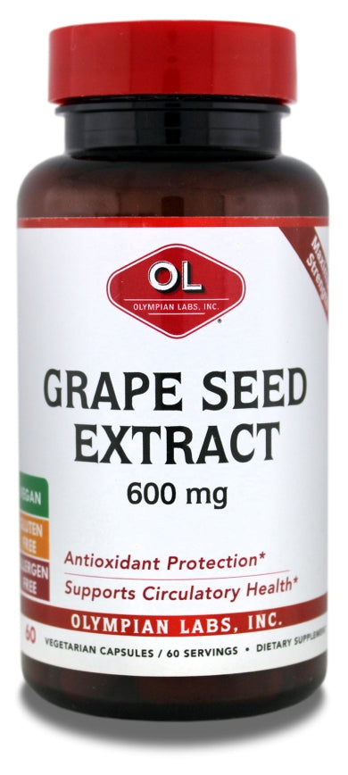 Grape Seed Extract 600 mg 60 Vegetarian Capsules