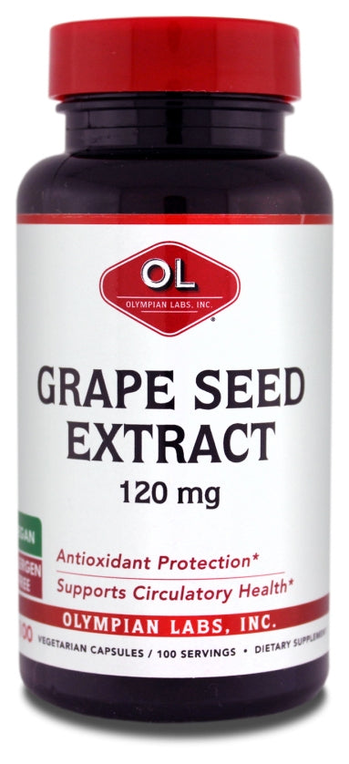 Grape Seed Extract 120 mg 100 Vegetarian Capsules