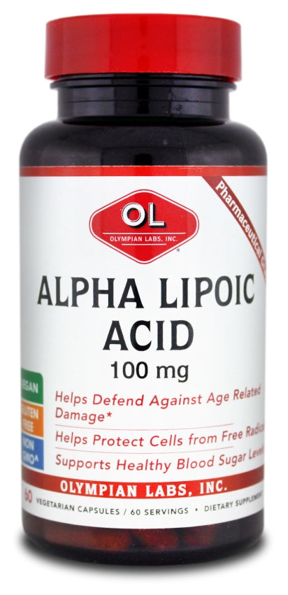 Alpha Lipoic Acid 100 mg 60 Vegetarian Capsules