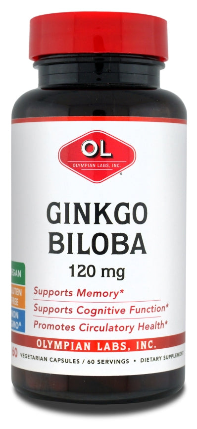 Ginkgo Biloba 120 mg 60 Vegetarian Capsules