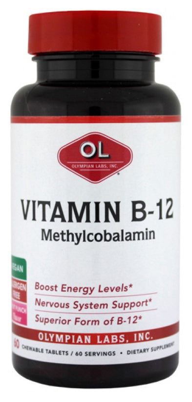 Vitamin B-12 Methylcobalamin 60 Chewable Tablets