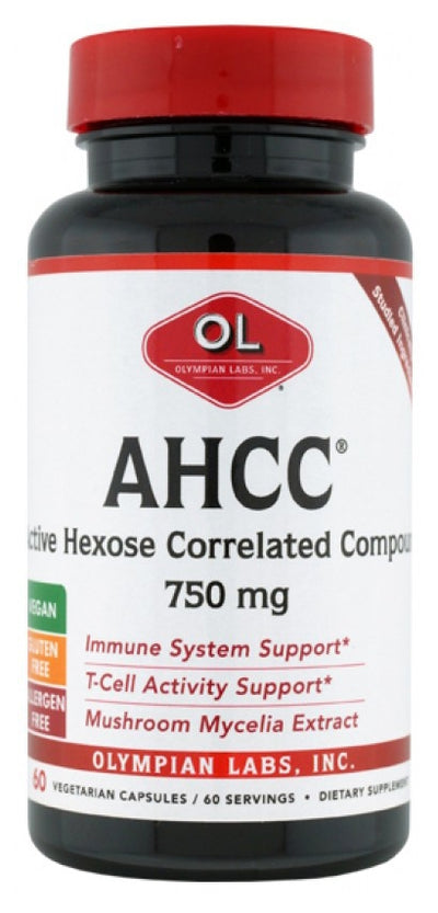 AHCC 750 mg 60 Vegetarian Capsules