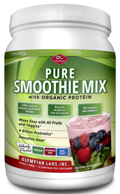Pure Smoothie Mix with Organic Protein 18.9 oz (480 g)