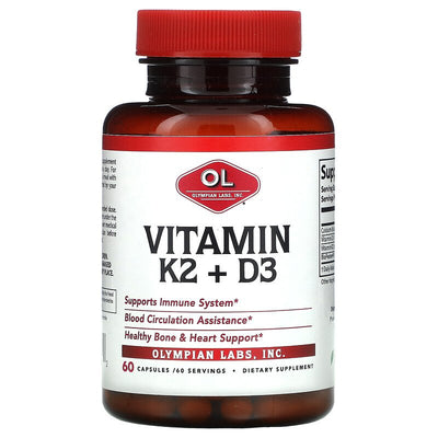 Vitamin K2 + D3 60 Caps by Olympian Labs best price