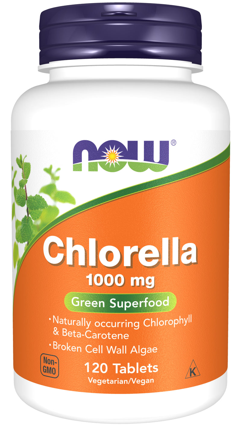 Chlorella 1000 mg 120 Tablets | By Now Foods - Best Price