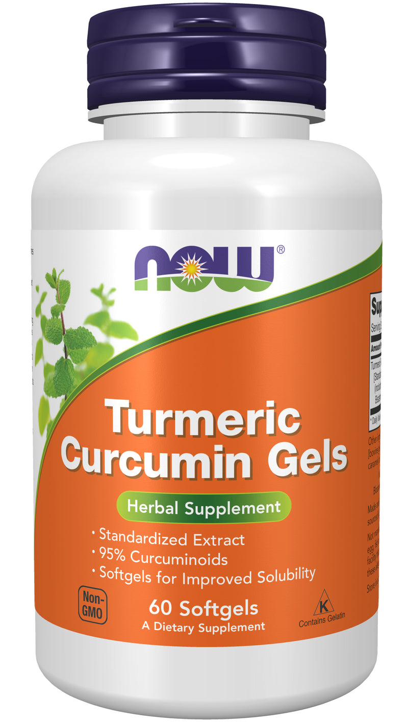 Turmeric Curcumin 60 Gels by NOW