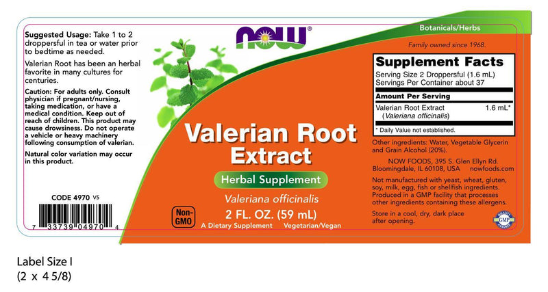 Valerian Root Extract 2 fl oz (60 ml)
